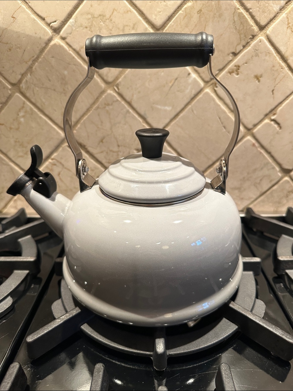 Le Creuset Le Creuset Classic Whistling Tea Kettle - French Grey 1.6L - Picture 2 of 5